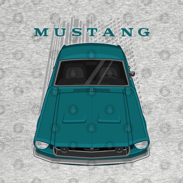 Ford Mustang Fastback 1968 - Aqua by V8social